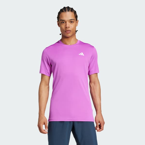 Adidas Men s Freelift Tennis T Shirt Medium Purple Burst