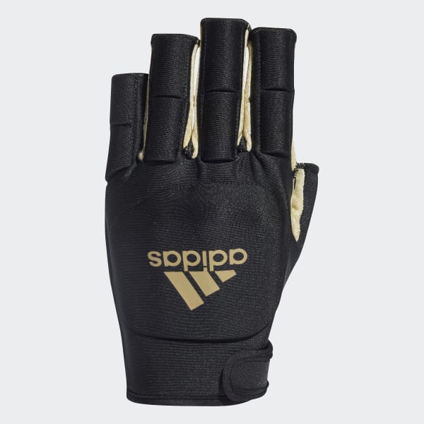 Sort OD Black/Gold Hockey handske, medium MJB49