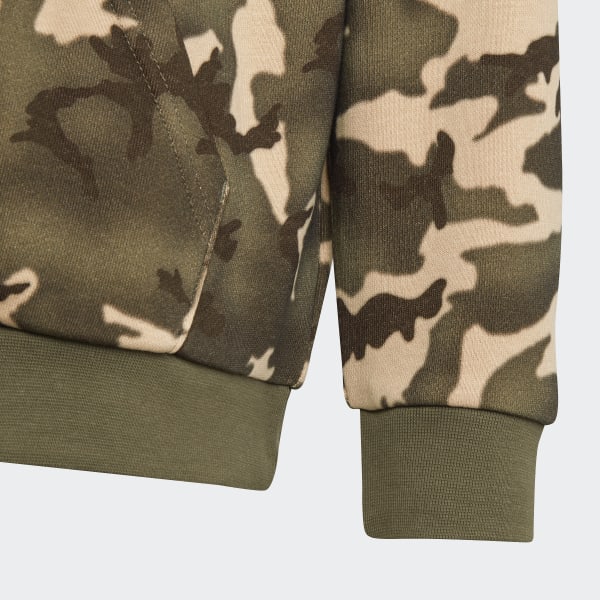 Beige Camo hættetrøje