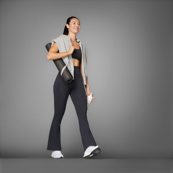 adidas All Me Flare Leggings - Black | Free Shipping with