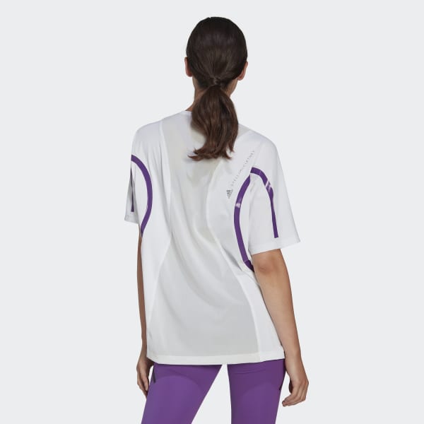 Wit adidas by Stella McCartney TruePace Running Loose T-shirt
