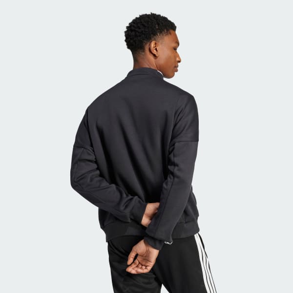 Black House of Tiro Fleece 1/2-Zip Track Top