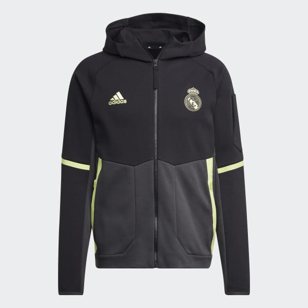Black Real Madrid Anthem Jacket L4137