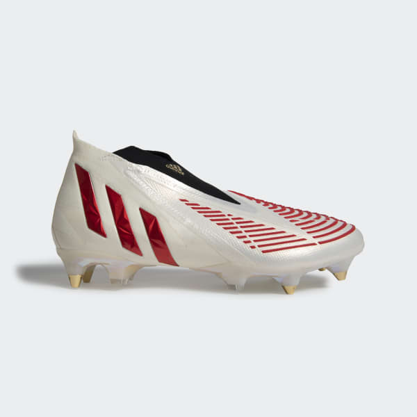 Branco Chuteira Predator Edge+ Campo
