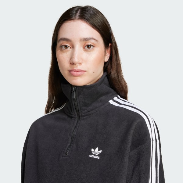 Polar Fleece 1 2 Zip Loose Sweatshirt
