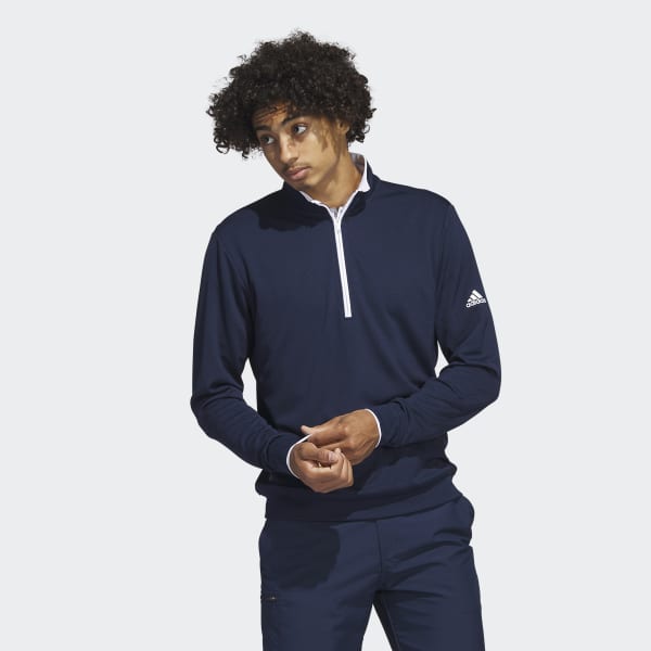 adidas Quarter-Zip Pullover - Blue | Men's | adidas US