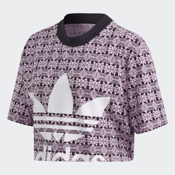 adidas trefoil purple