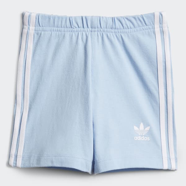 pale blue adidas shorts