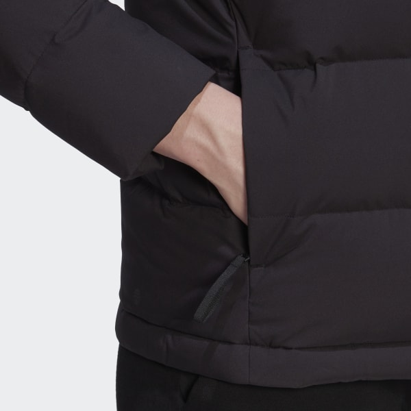 zwart Helionic Donsjack met Capuchon CS785