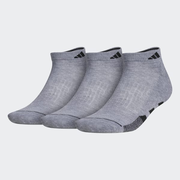 Grey Cushioned Low-Cut Socks 3 Pairs HFC01A