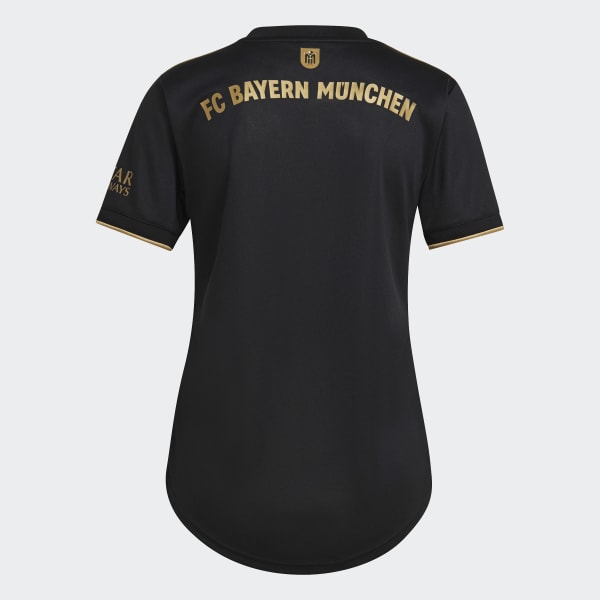adidas FC Bayern 21/22 Away Jersey - Black | Women's Soccer