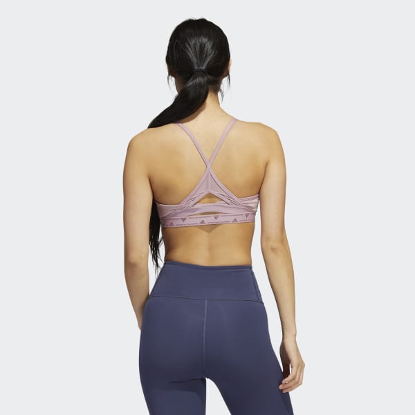 Purple Aeroreact Training Light-Support Bra DM440