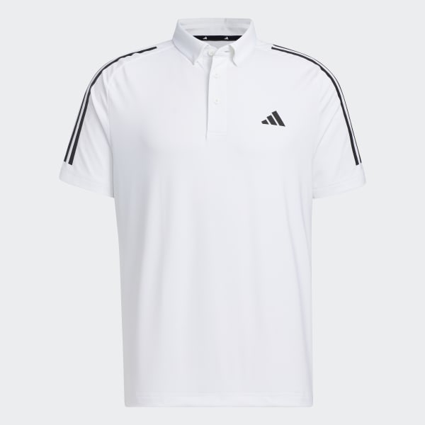 White AEROREADY 3-Stripes Polo Shirt