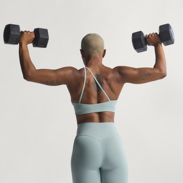 Grun Optime Workout Rib One-Shoulder-BH mit leichtem Halt