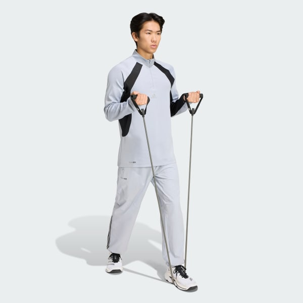 Grau Tech Apparel 1/4 Reißverschluss