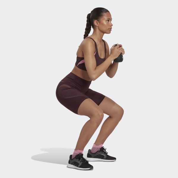 Rood Tailored HIIT 45 seconds Training Korte Legging