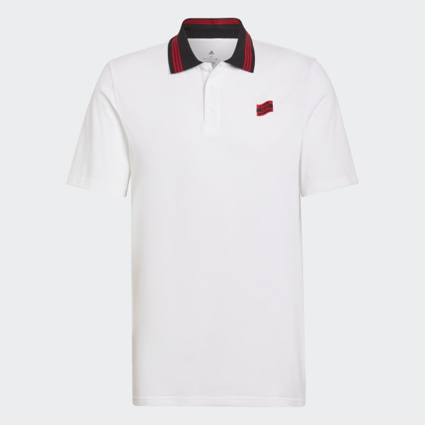 Branco Camisa Polo CR Flamengo QB452
