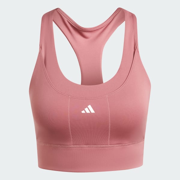 Pink Run Pocket Medium-Support Bra