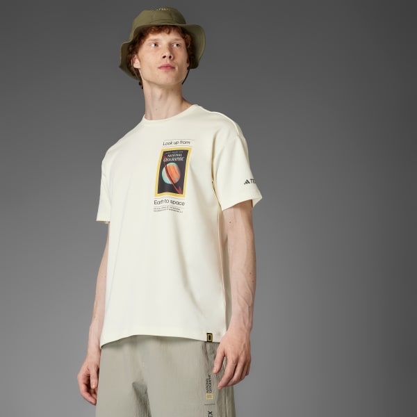 ベージュ ナショナル グラフィック UF AEROREADY グラフィックTシャツ