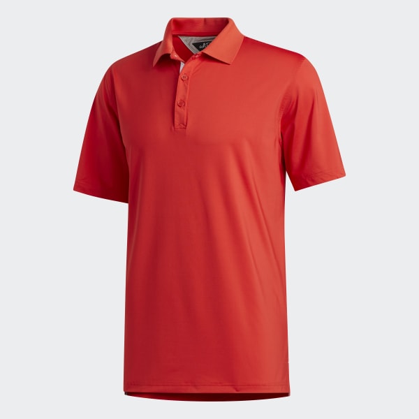 Red Adipure Essential Polo Shirt GLQ51