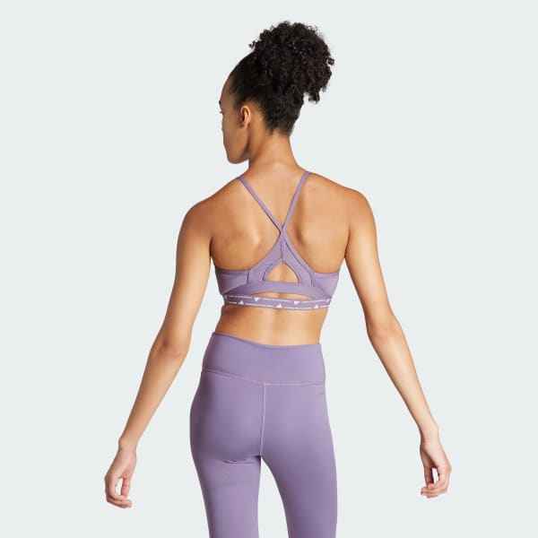 Violeta Top Deportivo de Entrenamiento Aeroreact Soporte Ligero