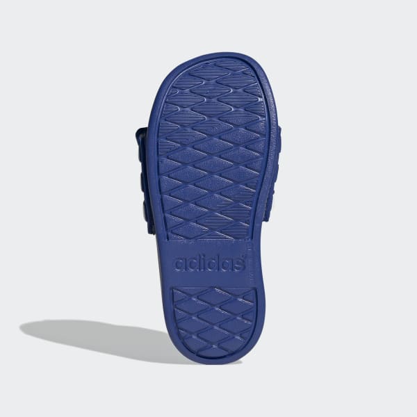 Blue Adilette Comfort Adjustable Slides
