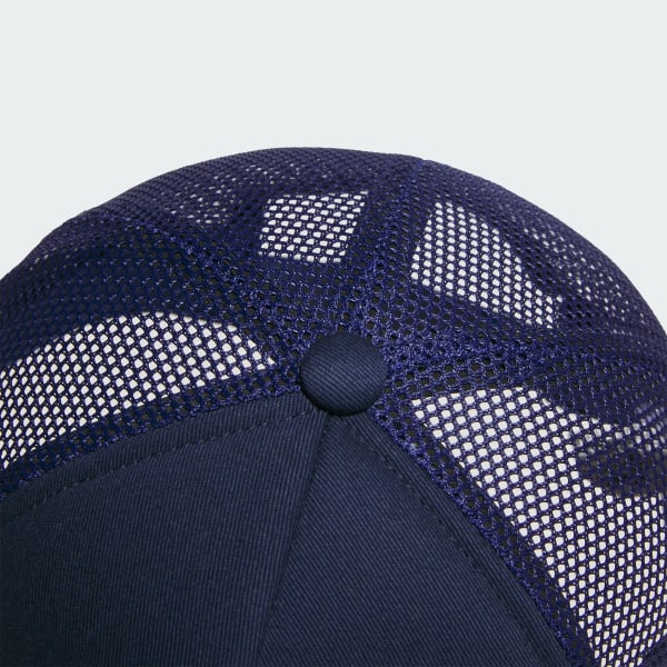 ブルー キッズ トラッカーキャップ