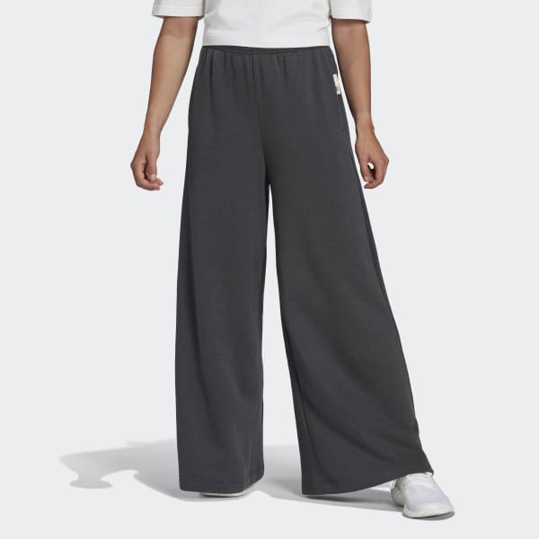 sedá Kalhoty Studio Lounge Wide Leg Fleece KO467