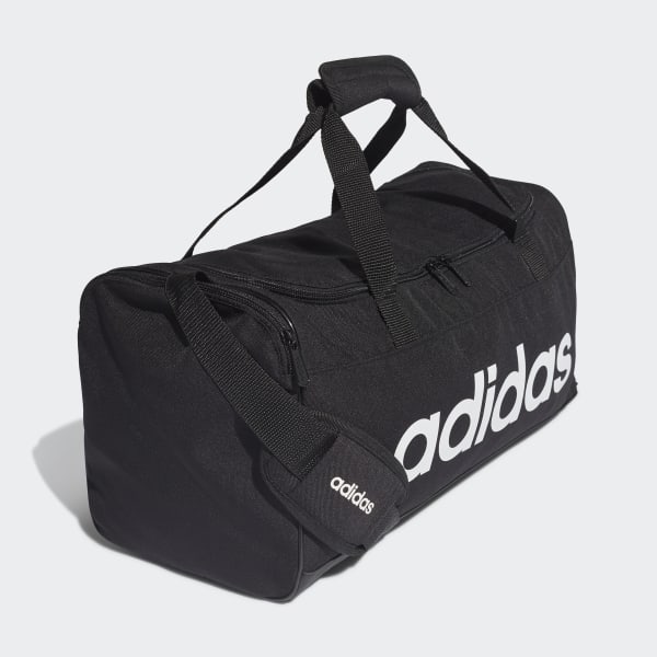 adidas Linear Logo Duffel Bag - Black 