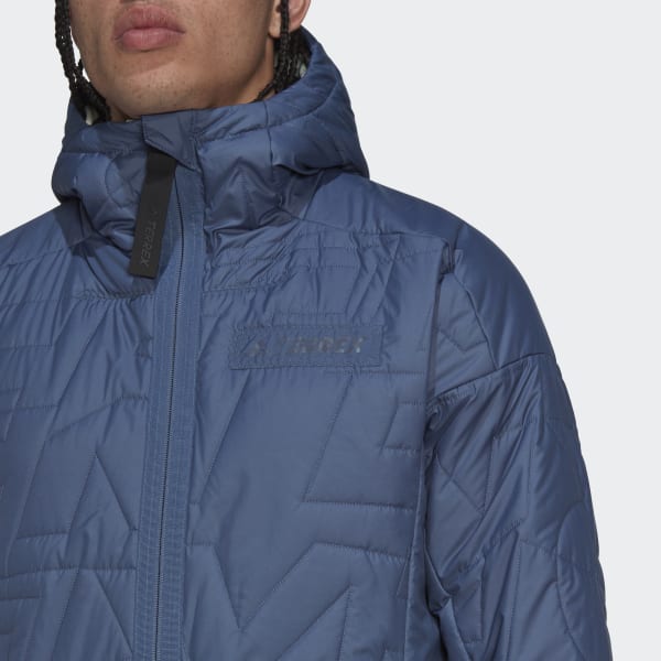 modrá Bunda Terrex MYSHELTER PrimaLoft Hooded Padded
