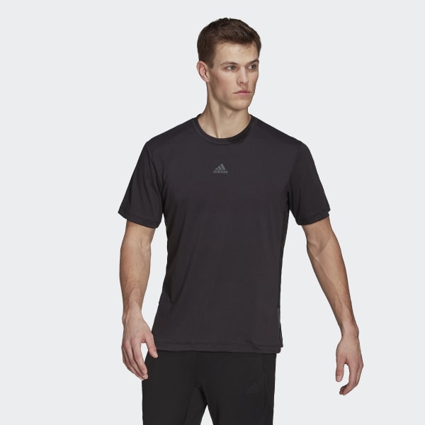 Zwart AEROREADY Yoga T-shirt US142