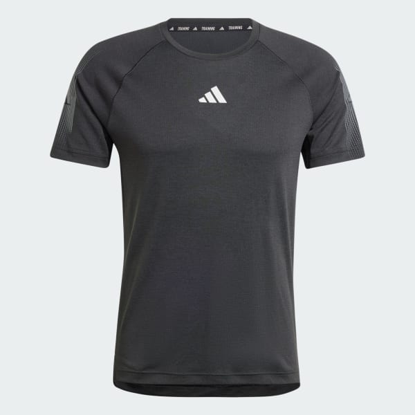 Negro Camiseta Gym+ Training Brandlove
