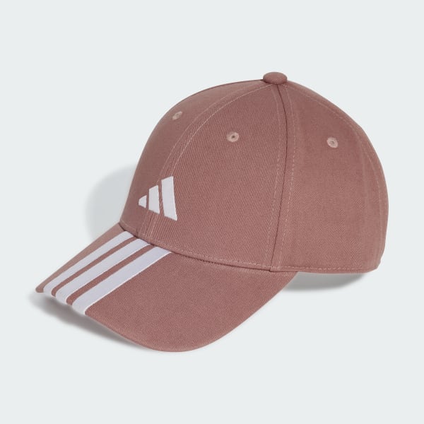 สีชมพู หมวกเบสบอล 3-Stripes New Logo