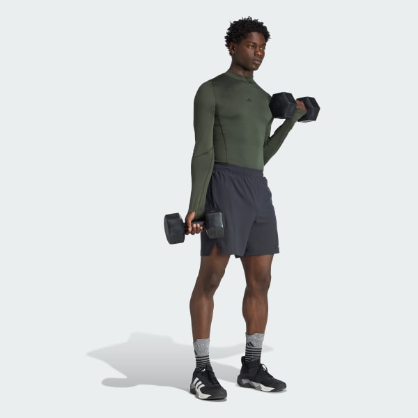 Green Techfit COLD.RDY Training Long Sleeve Tee