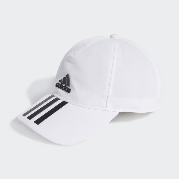 wit AEROREADY 3-Stripes Honkbalpet