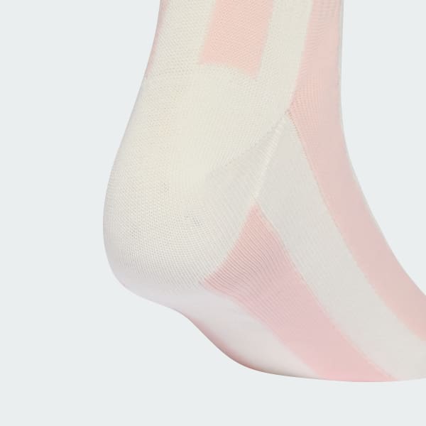 Rosa Striped Crew Socken, 2 Paar