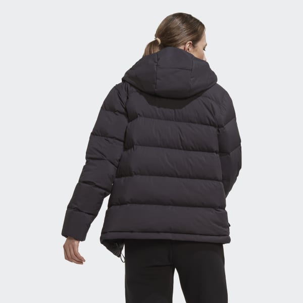 Sort Helionic Hooded dunjakke CS785