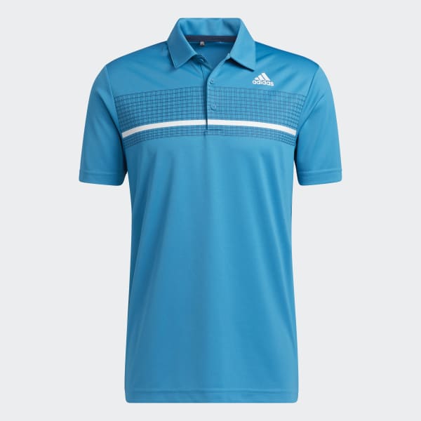 Turquoise Primegreen Check Polo Shirt TI189
