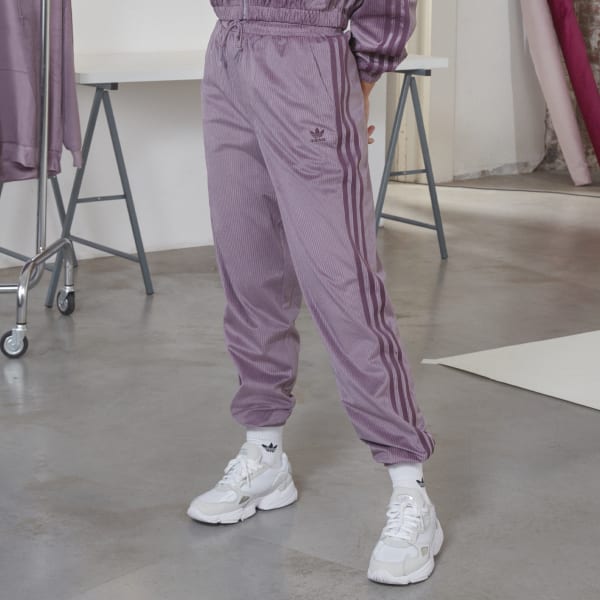 adidas cuffed pants legacy purple