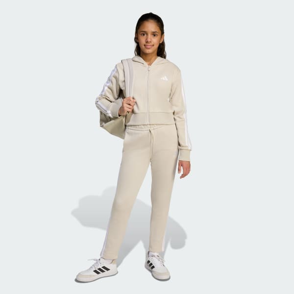 Bege Casaco com Capuz Essentials – Criança