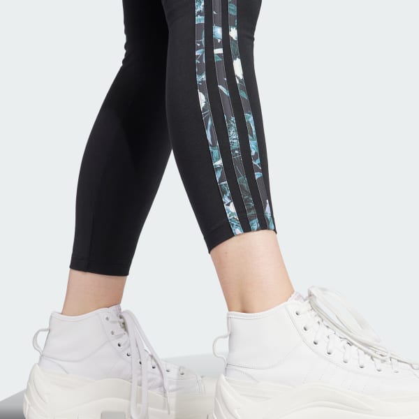 3-Stripes Zebra Leggings by adidas Originals