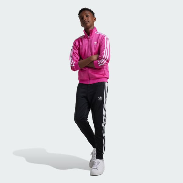 Pink Adicolor Firebird Top Kids