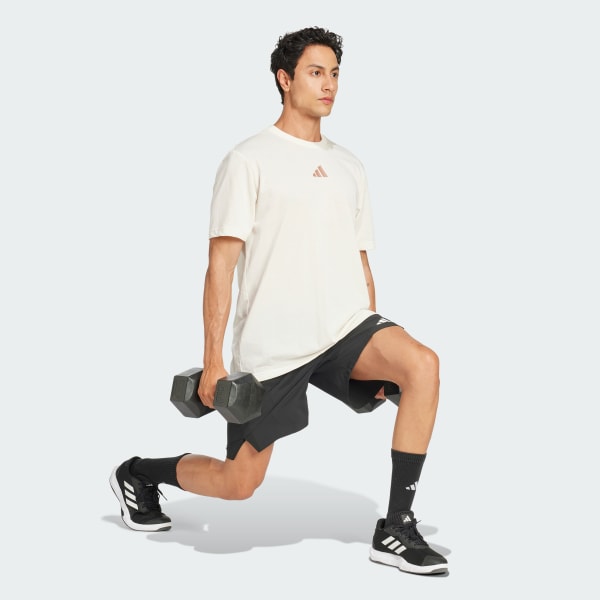 Blanco Polo de Entrenamiento Climacool One Rep at a Time Estampado