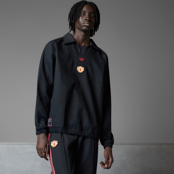Μαύρο Manchester United Terrace Icons Drill Top