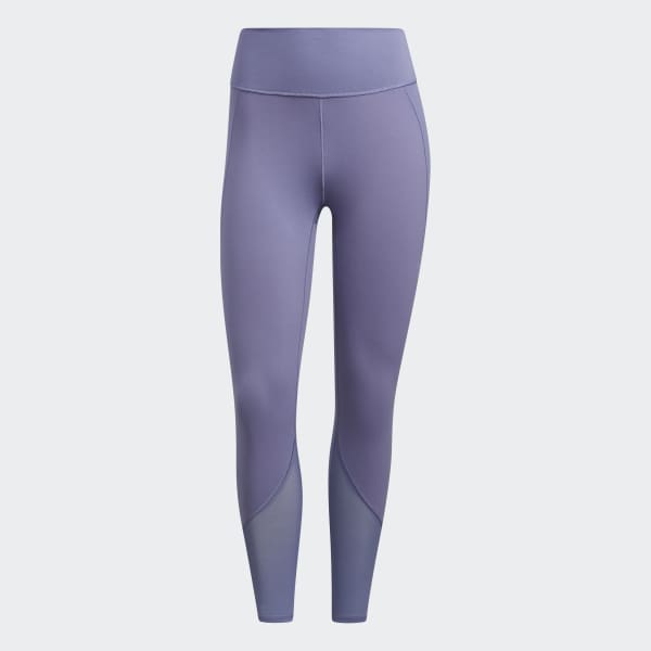 Morado Calzas Yoga Power Mesh 7/8 Tiro Alto BS843