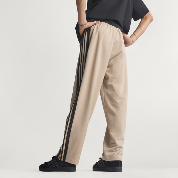 Beige PANTALON DE SURVÊTEMENT MESH COUPE AMPLE