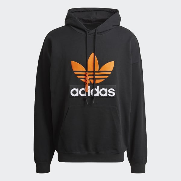 Adidas big trefoil hoodie hotsell