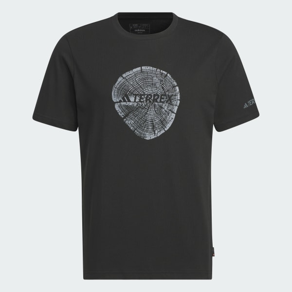 ブラック ビッグロゴ ポリジン 180 GSM 半袖Tシャツ