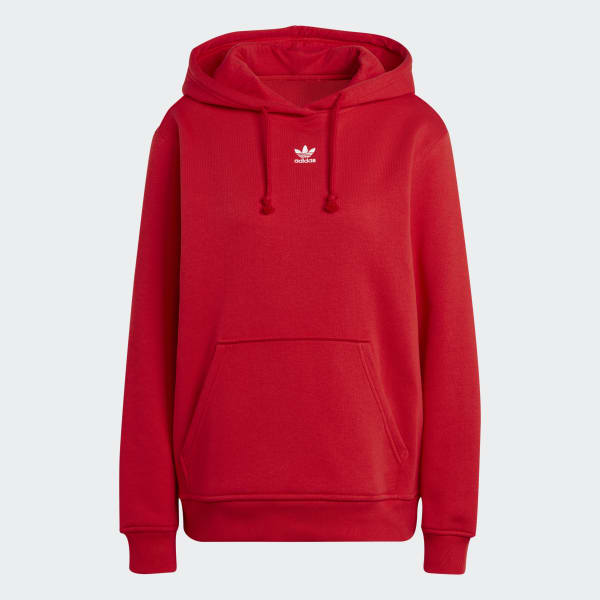 Czerwony Adicolor Essentials Fleece Hoodie