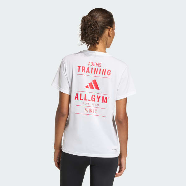 Beyaz CLIMACOOL Category Training Graphic Tişört